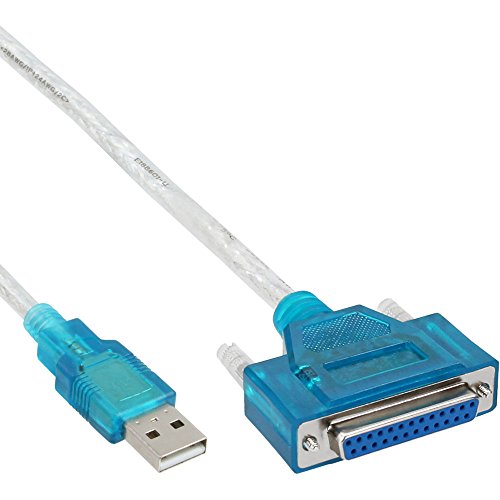 InLine 33397I USB zu 25pol parallel, Drucker-Adapterkabel, 1,8m InLine 33397I USB zu 25pol parallel, Drucker-Adapterkabel, 1,8m von InLine