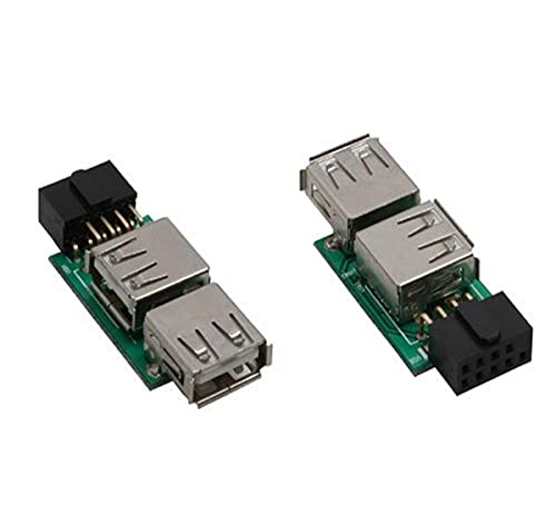 InLine 33440I USB 2.0 Adapter, 2x Buchse A auf Pfostenanschluss von InLine