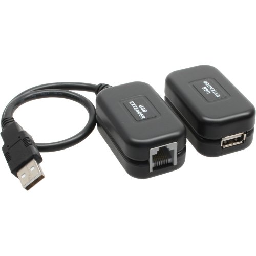 InLine 33600A USB Verlängerung, bis 60m über Netzwerkkabel RJ45 Cat. 5e von InLine