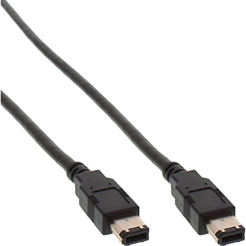 InLine 34005 FireWire-Kabel, Stecker auf Stecker, 400 Mb/s, 5 m, für digitalen Camcorder, DVD-Player von InLine