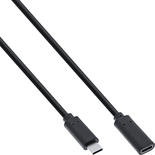 InLine 35776 USB-Kabel 0,5 m USB 3.2 Gen 2 (3.1 Gen 2) USB C schwarz von InLine