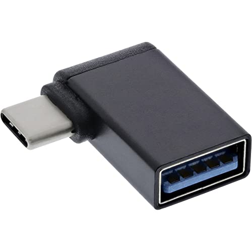 InLine 35805W USB 3.1 Adapter OTG, USB Typ-C Stecker an A Buchse 90° gewinkelt (Gen.1) von InLine