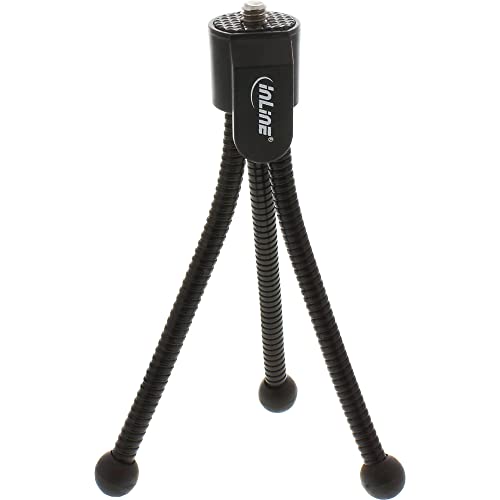 InLine 48006 Mini-Stativ für Digitalkameras, 12,5cm Höhe, schwarz InLine 48006 Mini-Stativ für Digitalkameras, 12,5cm Höhe, schwarz von InLine