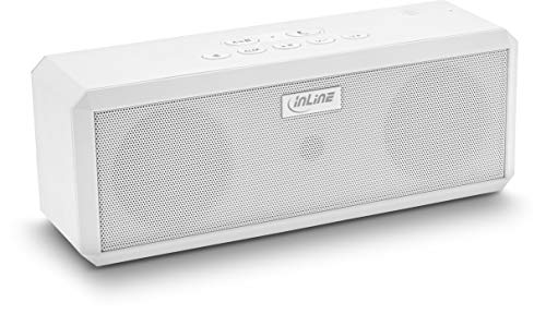 InLine 55382W WOOME 2 - True Wireless Stereo TWS Bluetooth Lautsprechern NFC aptX, weiß von InLine