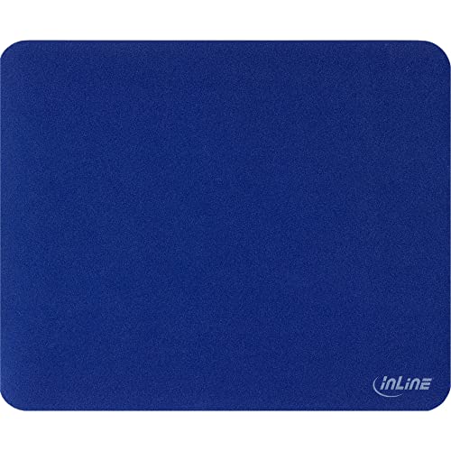 InLine 55456B Maus-Pad Laser, ultradünn, blau, 220x180x0,4mm von InLine