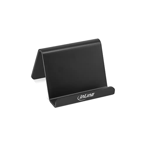 InLine 55460S Smartphone und Handy Halterung für Schreibtisch / Regal, schwarz von InLine