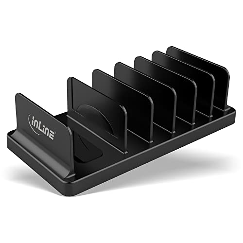 InLine 55461S Multi-Stand mit 6 Fächern für Schreibtisch / Regal, schwarz von InLine
