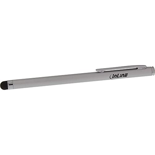 InLine 55467A Stylus, Stift für Touchscreens von Smartphone und Tablet, silber von InLine