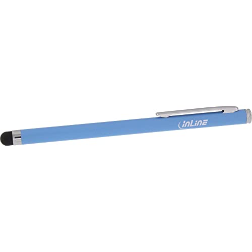 InLine 55467B Stylus, Stift für Touchscreens von Smartphone und Tablet, blau von InLine
