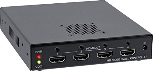 InLine 57834I HDMI Videowand Verteiler 1 auf 4, Full-HD von InLine