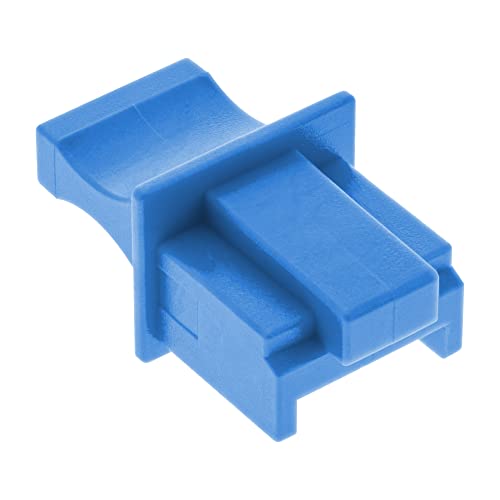 InLine 59942D 100er Pack Staubschutz, für RJ45 Buchse, blau von InLine