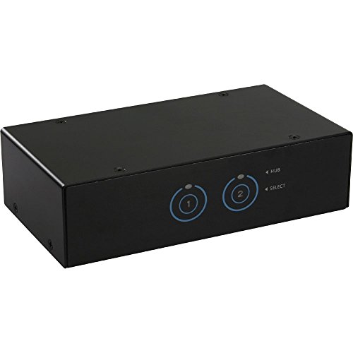 InLine 60622I KVM Desktop Switch mit Audio (2-Fach, VGA, USB 3.0 Hub) von InLine