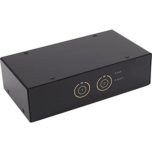 InLine 63622I KVM Desktop Switch, 2-fach, DisplayPort, USB 3.0 Hub, mit Audio von InLine
