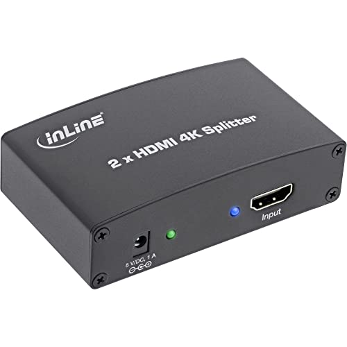 InLine 65009 HDMI Splitter/Verteiler, 2-fach, 4K2K kompatibel von InLine