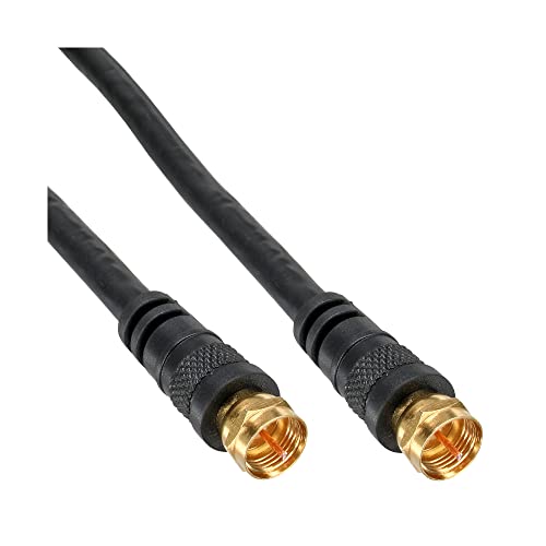 InLine 69350P SAT-Anschlusskabel, 2x geschirmt, 2x F-Stecker, >85dB, schwarz, 0,5m InLine 69350P SAT-Anschlusskabel, 2x geschirmt, 2x F-Stecker, >85dB, schwarz, 0,5m von InLine