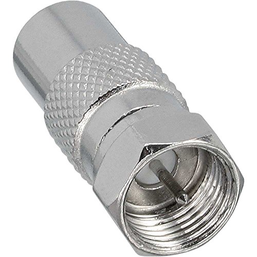 InLine® Adapter F-Stecker (SAT) auf IEC-Stecker (Antenne) von InLine