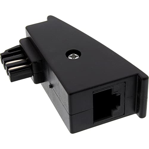 InLine 69948F Tae-F Adapter, Stecker auf RJ45 Buchse, 8P2C für Fritzbox schwarz InLine 69948F Tae-F Adapter, Stecker auf RJ45 Buchse, 8P2C für Fritzbox schwarz von InLine