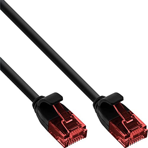 InLine 71233S Slim Patchkabel, U/UTP, Cat.6, schwarz, 0,3m InLine 71233S Slim Patchkabel, U/UTP, Cat.6, schwarz, 0,3m von InLine