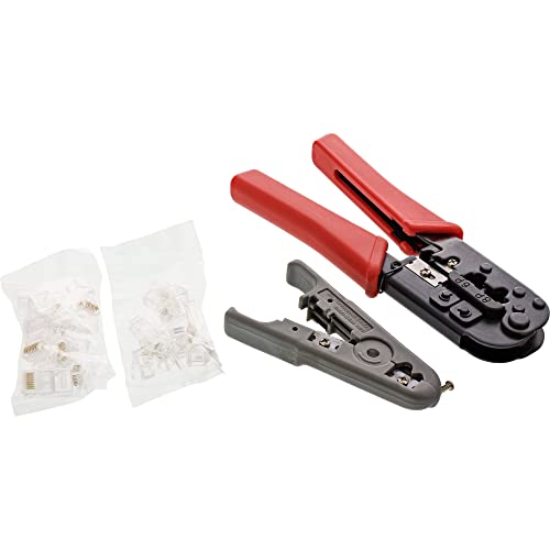 InLine 74100I Crimpzangen-Set für RJ45 Stecker, inkl. Zange, Abisolierer und Westernstecker InLine 74100I Crimpzangen-Set für RJ45 Stecker, inkl. Zange, Abisolierer und Westernstecker von InLine