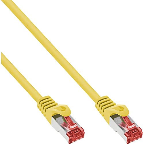 InLine 76103Y Patchkabel, S/FTP (PiMf), Cat.6, 250MHz, PVC, CCA, gelb, 3m von InLine