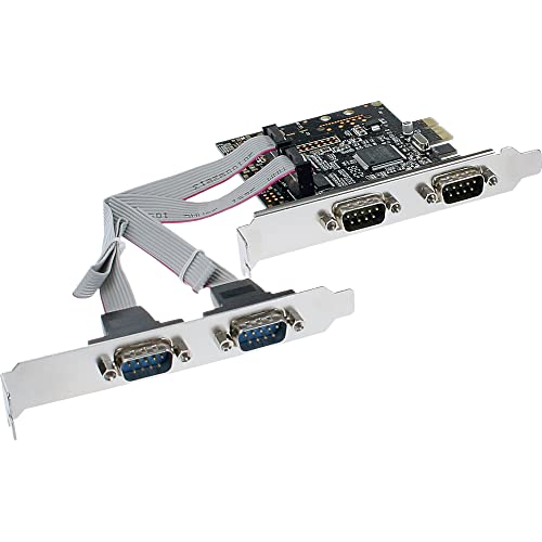 InLine 76623C Schnittstellenkarte, 4x Seriell 9-pol, PCIe (PCI-Express) von InLine