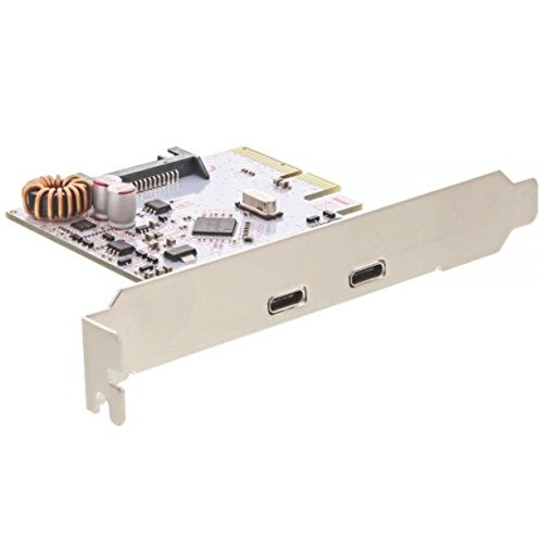 InLine 76660C Schnittstellenkarte, PCIe x4, 2x USB 3.1, USB Typ-C, inkl. Low-Profile Slotblech von InLine