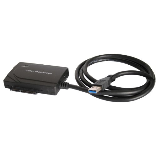 InLine 76670S USB 3.0 zu SATA II Konverter Kabel, mit Netzteil von InLine