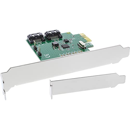 InLine 76696C Schnittstellenkarte, 2-fach SATA 6Gb/s, x1 PCIe 2.0, RAID 0/1/SPAN, mit LP-Slotblech von InLine