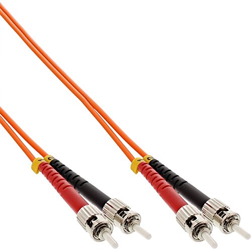 InLine 81520 LWL Duplex Kabel, ST/ST, 50/125µm, OM2, 20m von InLine