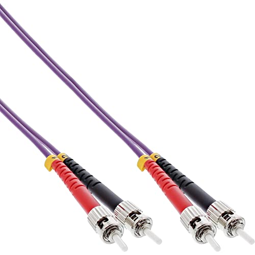 InLine 81525P LWL Duplex Kabel, ST/ST, 50/125µm, OM4, 25m von InLine