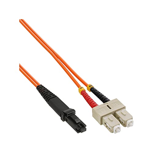 InLine 87252 LWL Duplex Kabel, MTRJ/SC, 50/125µm, OM2, 2m von InLine