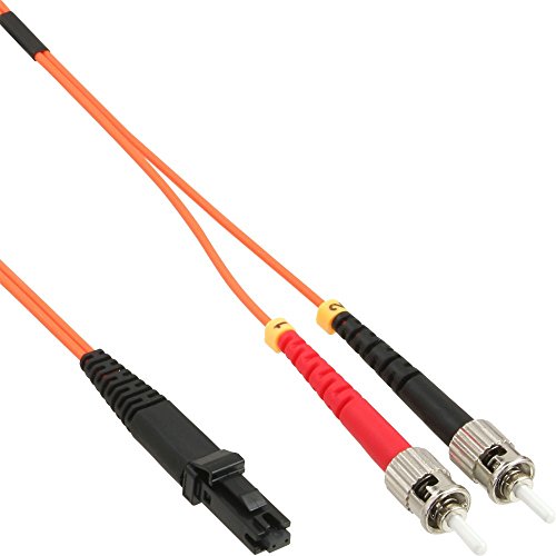 InLine 87351 LWL Duplex Kabel, MTRJ/ST, 50/125µm, OM2, 1m von InLine