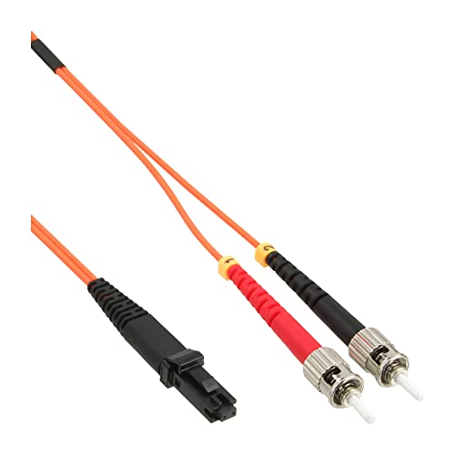 InLine 87352 LWL Duplex Kabel, MTRJ/ST, 50/125µm, OM2, 2m von InLine