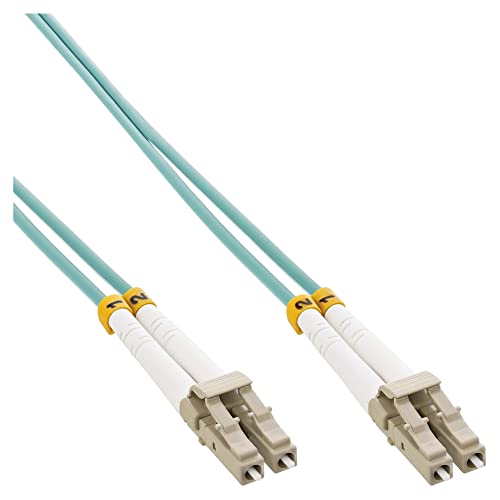 InLine 88526O LWL Duplex Kabel, LC/LC, 50/125µm, OM3, 50m von InLine