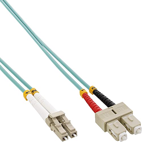 InLine 88635O LWL Duplex Kabel, LC/SC, 50/125µm, OM3, 35m von InLine
