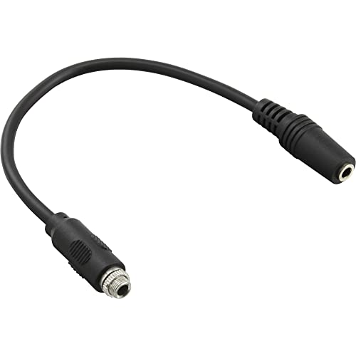 InLine 99303I Audio Adapterkabel zum Einbau 1x mit Gewinde, 3,5mm Stereo Buchse/Buchse, 0,2m von InLine