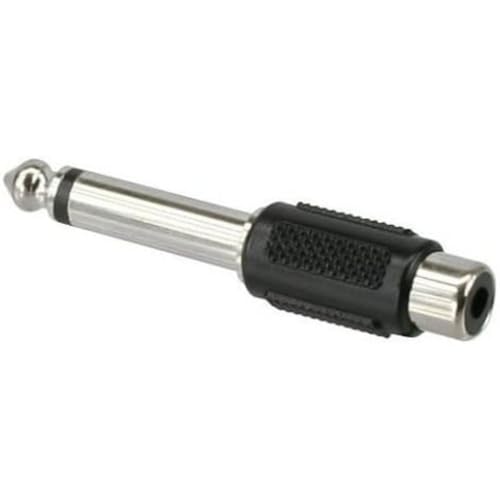 InLine 99322 Audio Adapter, 6,3mm Klinke Stecker auf Cinch Buchse, Mono von InLine