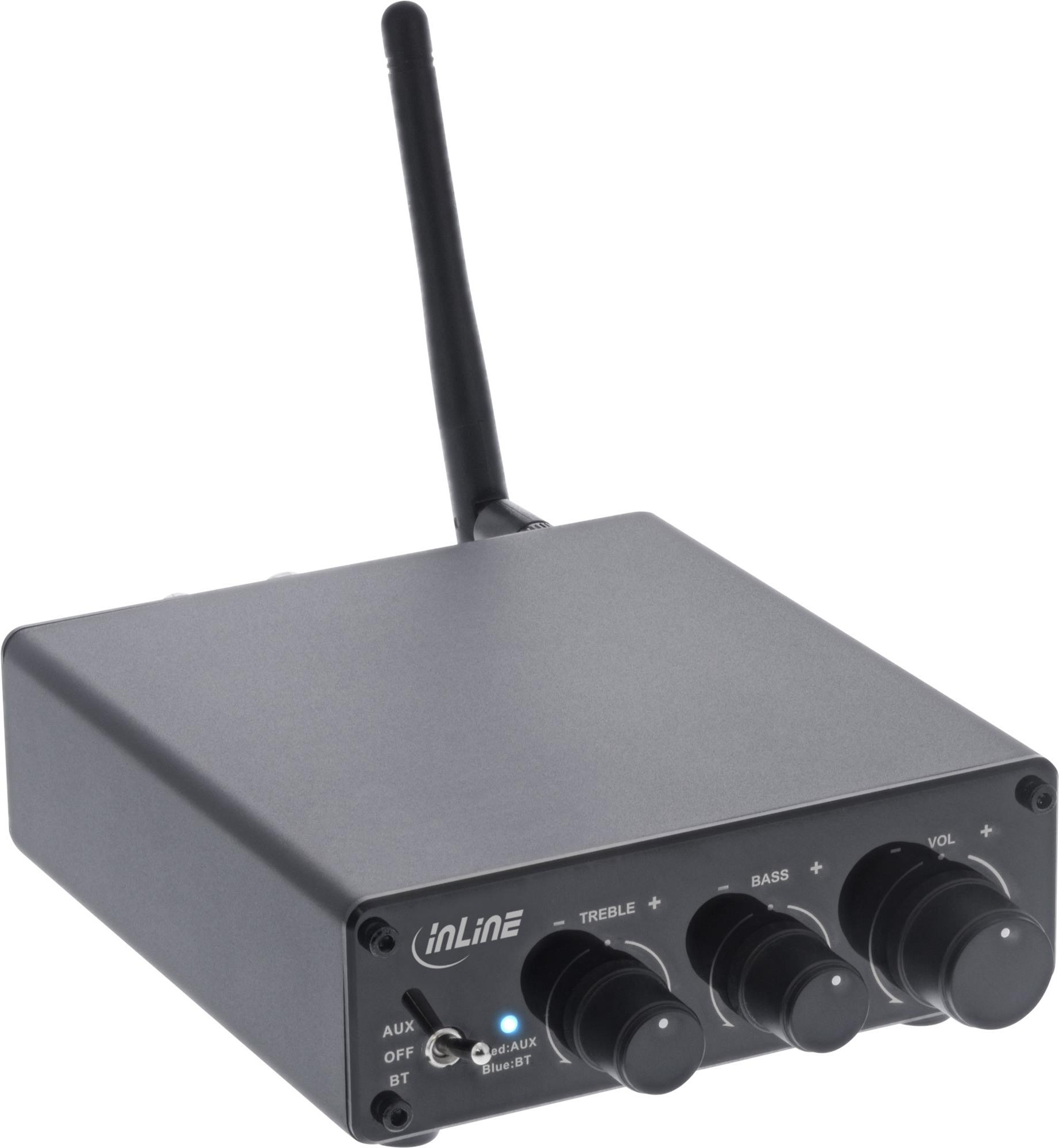 InLine Bluetooth 5.3 Audio Receiver mit 96 Watt Verstärker (99209L) von InLine
