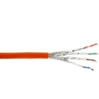 InLine - Bulkkabel - 500,0m - SFTP, PiMF -Cat.7a Rohkabel - halogenfrei - orange (70500I) von InLine