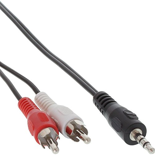 InLine Cinch/Klinke Kabel, 2x Cinch Stecker an 3,5mm Klinke Stecker, 3m InLine Cinch/Klinke Kabel, 2x Cinch Stecker an 3,5mm Klinke Stecker, 3m von InLine