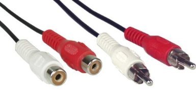 InLine Cinch Verlängerung 2xStecker / 2xBuchse schwarz 20m InLine Cinch Verlängerung 2xStecker / 2xBuchse schwarz 20m von InLine