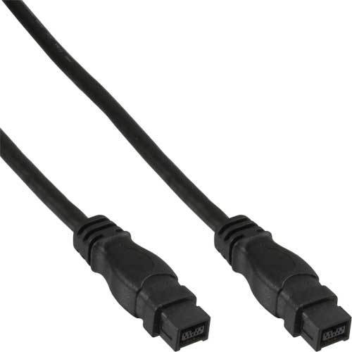 InLine FireWire Kabel 9pol/9pol Stecker/Stecker 1,8m schwarz von InLine