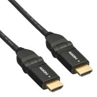 InLine HDMI HighSpeed Kabel flex. winkel-St Ethernet St/St schwarz/gold 1,5m von InLine