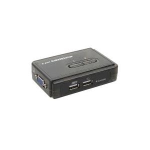 InLine KVM Switch 2-> 1 USB-VGA mit Kabelsatz (60612H) von InLine