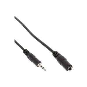 InLine Klinke Kabel - 3,5mm Stereo Klinke Stecker - 3,5mm Stereo Klinke Buchse - 1,0m - schwarz (99934) von InLine