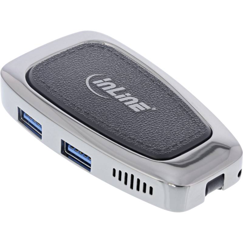 InLine Multifunktions-Hub USB 3.2 Gen.2 USB Typ-C (2x USB-A 10Gb/s + 1xHDMI 4K@60Hz + 1x USB-C 10Gb/s & PD 100W) von InLine