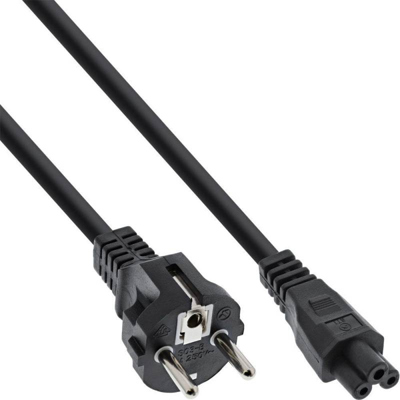 InLine Netzkabel für Intel NUK, 3pol Kupplung, schwarz, 0,5m von InLine