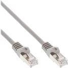 InLine - Patch-Kabel - RJ-45 (M) zu RJ-45 (M) - 25cm - SF/UTP - CAT 5e - geformt, ohne Haken - Grau (Packung mit 300) (B-72522) von InLine