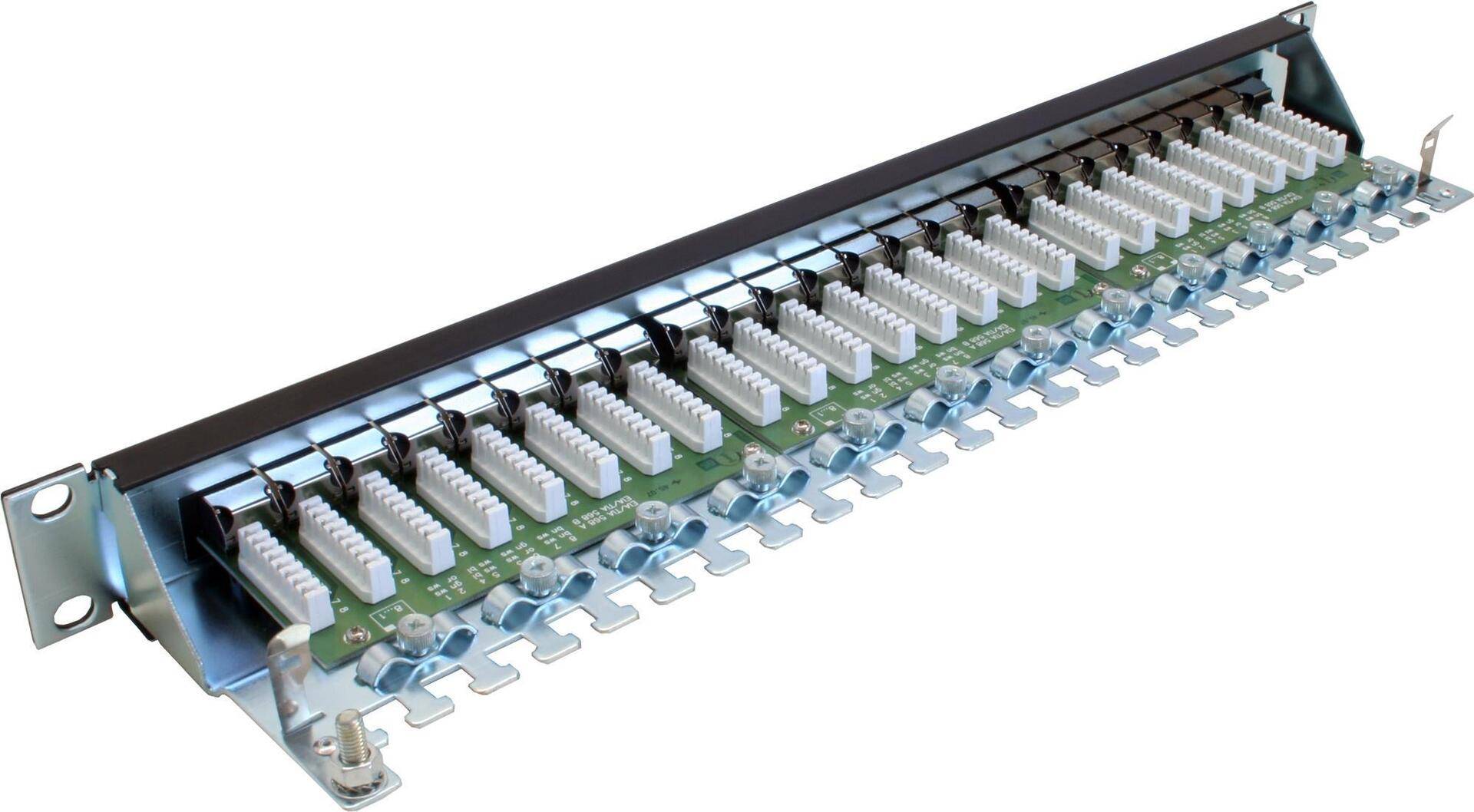 InLine - Patch Panel - RJ-45 X 24 - Schwarz - 1U (76224S) von InLine