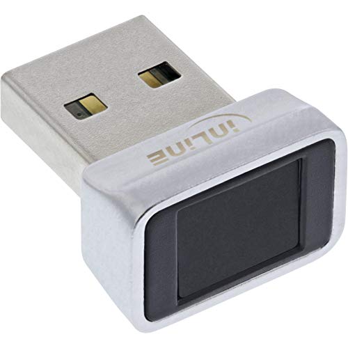 InLine USB Fingerabdruck Scanner, Windows Hello kompatibel 41360C von InLine